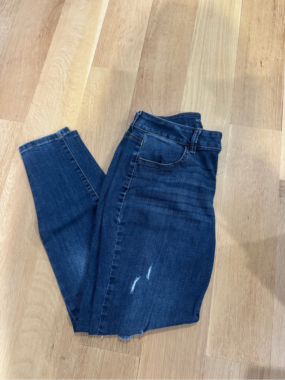 Maurices Dark Indigo Skinny Jeans